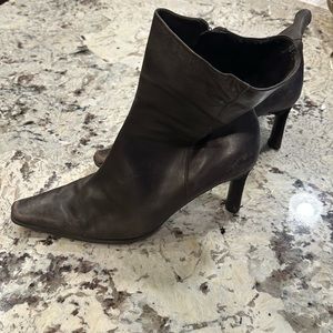 Enzo Angiolini Brown Leather Boots 10